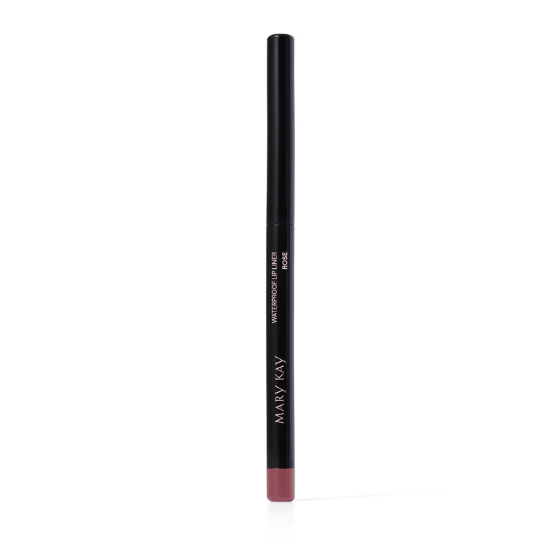 Capped Mary Kay Waterproof Lip Liner in Rose against plain background image number null