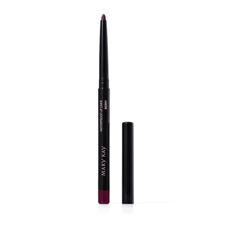 Uncapped Mary Kay Waterproof Lip Liner in Berry against plain background image number null