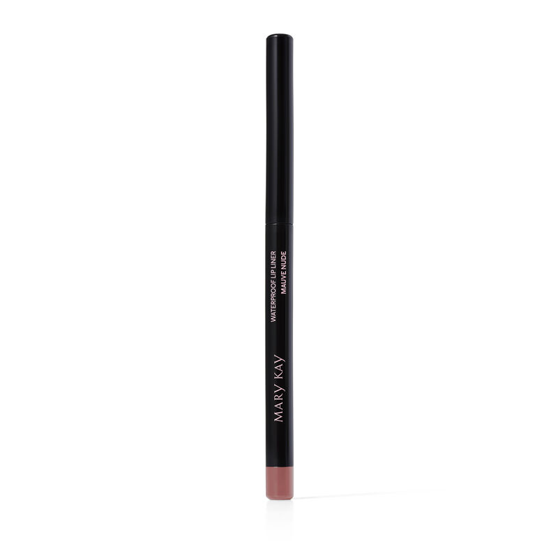 Capped Mary Kay Waterproof Lip Liner in Mauve Nude against plain background image number null