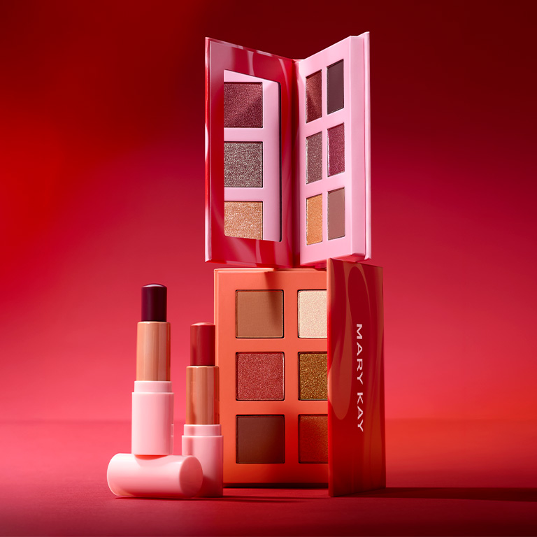 Mary Kay Tinted Lip Balm and Mary Kay Eye Shadow Palettes