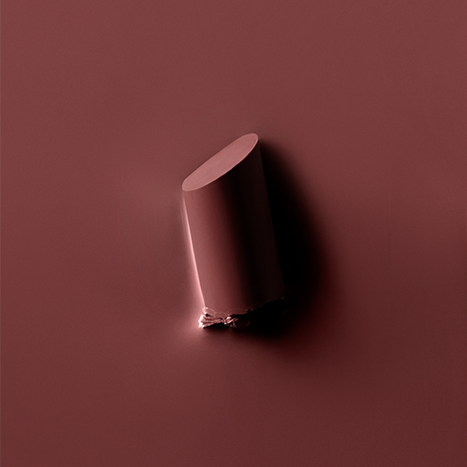 Texture rub of Mary Kay Supreme Hydrating Lipstick in shade Toasted Plum